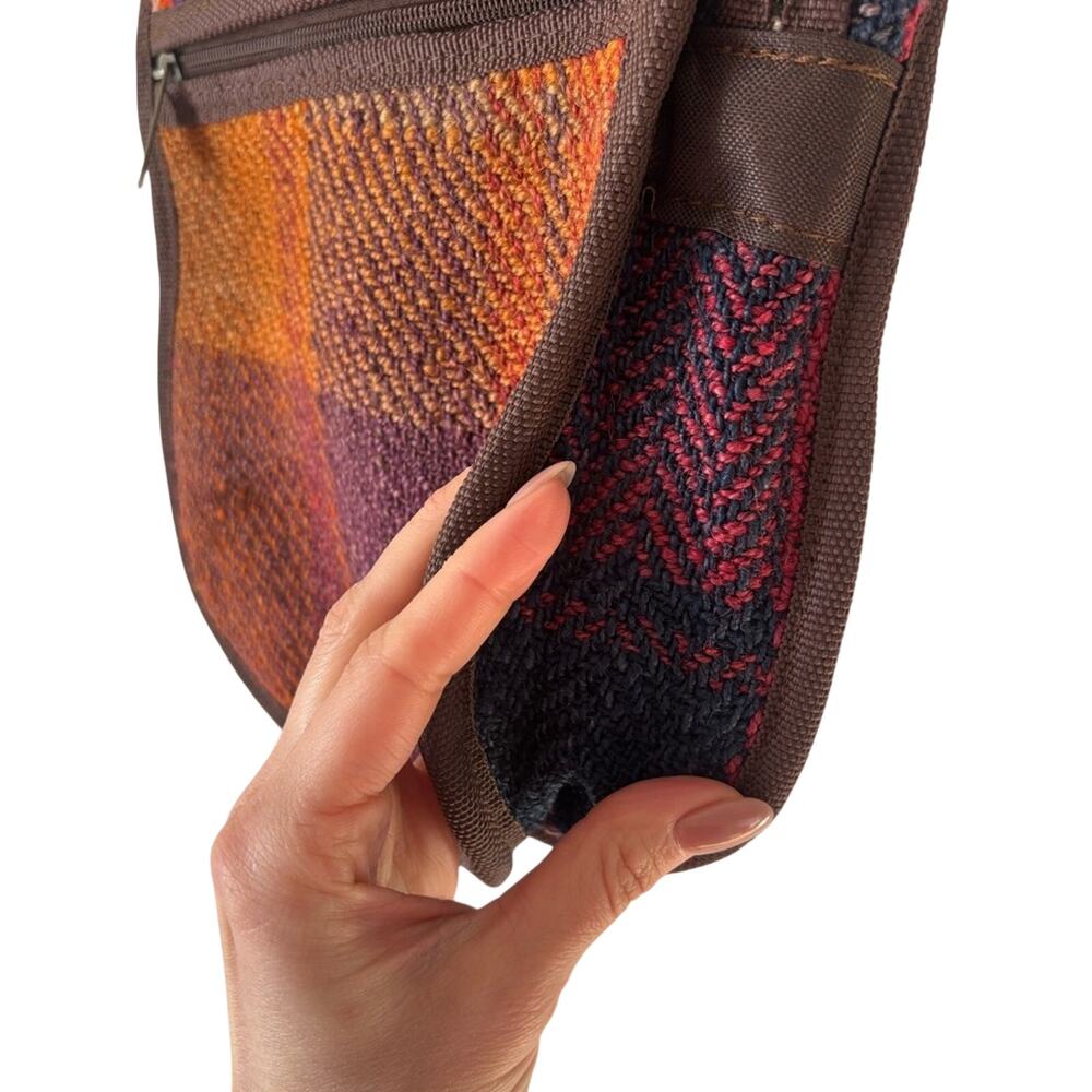 Woven Multicolor Stripe Crossbody Bag - Boho Shoulder Bag - Picture 10 of 10